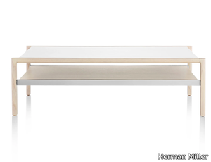 BRABO - Rectangular wooden coffee table _ Herman Miller