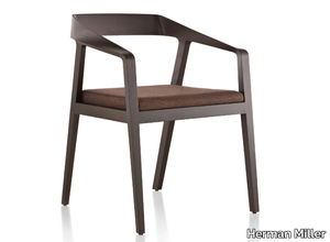 FULL TWIST - Solid wood chair with armrests _ Herman Miller