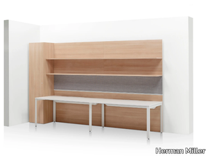 LAYOUT WORKWALL - Wooden office storage unit _ Herman Miller