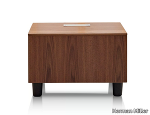 SWOOP - Square wooden coffee table _ Herman Miller