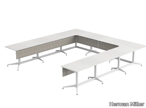 CIVIC - Modular meeting table with cable management _ Herman Miller