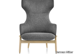 REFRAME - Bergere fabric armchair high-back _ Herman Miller