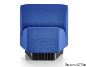 CHADWICK - Upholstered modular fabric easy chair _ Herman Miller