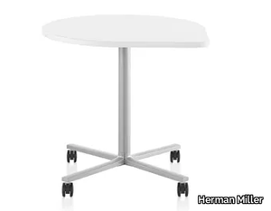 EVERYWHERE TEAR DROP - Table with castors _ Herman Miller