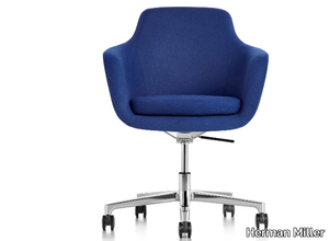 SAIBA - Swivel fabric office chair with castors _ Herman Miller