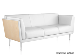 GOETZ - 3 seater leather sofa _ Herman Miller