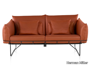 WIREFRAME - 2 seater leather sofa _ Herman Miller