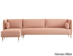 COLOURFORM - 3 seater fabric sofa with chaise longue _ Herman Miller