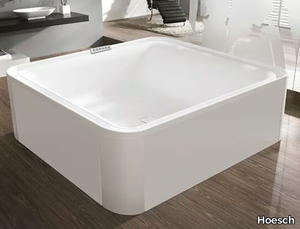 ERGO+ - Square freestanding acrylic bathtub _ Hoesch