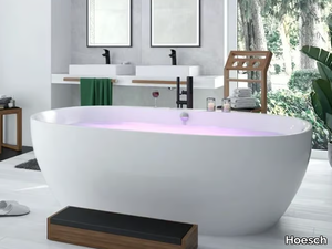 ISENSI - Oval freestanding acrylic bathtub _ Hoesch