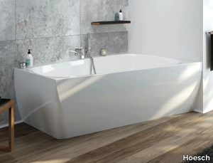 ISENSI - Corner asymmetric acrylic bathtub _ Hoesch