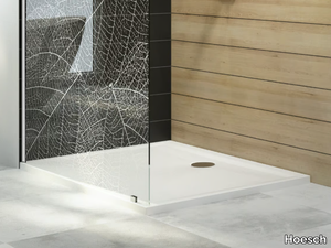 MUNA - Corner rectangular Solique shower tray _ Hoesch