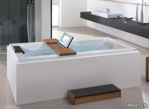 SCELTA - Rectangular freestanding acrylic bathtub _ Hoesch