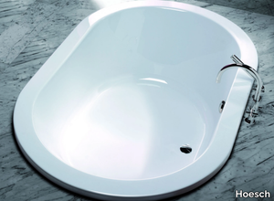 SCELTA - Built-in oval acrylic bathtub _ Hoesch