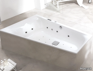 THASOS - Freestanding asymmetric acrylic bathtub _ Hoesch