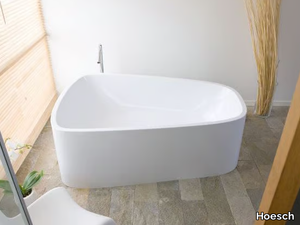 DUO - Asymmetric freestanding acrylic bathtub with chromotherapy _ Hoesch