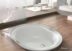 ERGO+ - Oval built-in acrylic bathtub _ Hoesch