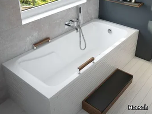 MILA - Rectangular corner acrylic bathtub _ Hoesch