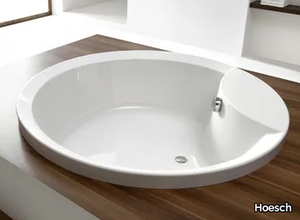 ORLANDO - Built-in round 2 seater acrylic bathtub _ Hoesch