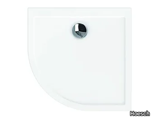 SAMAR - Semicircular acrylic shower tray _ Hoesch