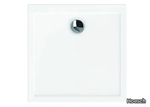 SAMAR - Square acrylic shower tray _ Hoesch