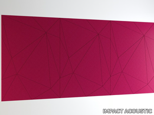 FACET - Recycled plastic Acoustic wall panel _ IMPACT ACOUSTIC®