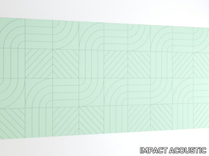 FLOW - Recycled plastic Acoustic wall panel _ IMPACT ACOUSTIC®