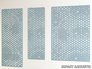 GRADIENT - Sound absorbing hanging plastic office screen _ IMPACT ACOUSTIC®