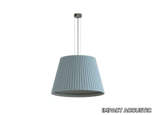 SPARK - Acoustic recycled plastic pendant lamp _ IMPACT ACOUSTIC®