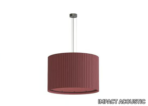 UMBRA ROUND - Acoustic recycled plastic pendant lamp _ IMPACT ACOUSTIC®