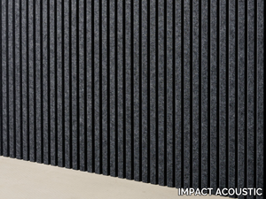 VERTIGO WALL COVERING - Recycled plastic Acoustic wall panel _ IMPACT ACOUSTIC®