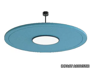 CIRC - Acoustic recycled plastic pendant lamp _ IMPACT ACOUSTIC®