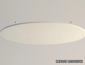 ROUND - Recycled plastic hanging acoustic panel _ IMPACT ACOUSTIC®