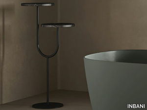 BIVIO - Metal side table _ INBANI