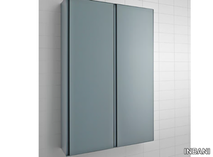 STRATO - Suspended metal bathroom column with doors _ INBANI