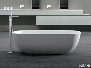 TEMPLE - Freestanding Solid Surface bathtub _ INBANI