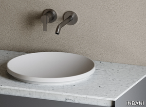 ARC - Semi-inset round Solid Surface washbasin _ INBANI