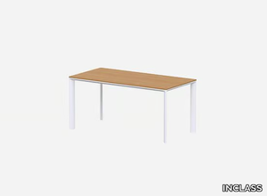 LAMINAR - Rectangular wood veneer table _ INCLASS