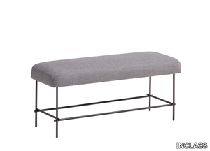 NUC - Upholstered fabric and metal bench _ INCLASS