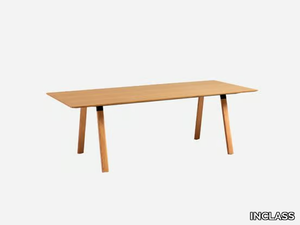 PLANIA - Rectangular oak table _ INCLASS