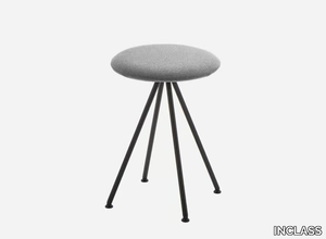 SUN - Upholstered swivel fabric stool _ INCLASS