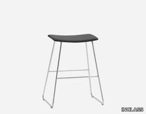 TAO - High sled base fabric stool _ INCLASS