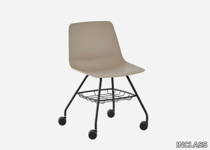 VARYA XL - Polypropylene training chair with storage space _ INCLASS