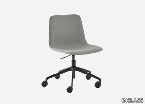 VARYA XL - Height-adjustable fabric office chair with 5-Spoke base _ INCLASS