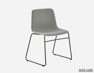 VARYA XL - Sled base fabric chair _ INCLASS