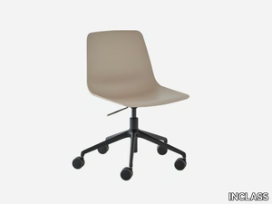 VARYA XL - Height-adjustable polypropylene office chair with 5-Spoke base _ INCLASS