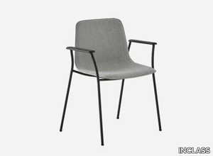 VARYA XL - Fabric chair with armrests _ INCLASS