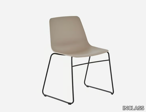 VARYA XL - Sled base polypropylene chair _ INCLASS