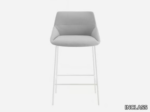 DUNAS XS - Fabric stool with footrest _ INCLASS