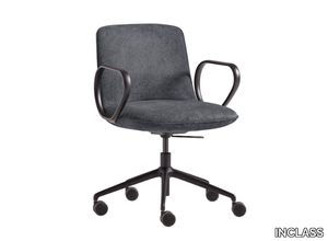 KORI - Height-adjustable office chair with armrests with 5-Spoke base _ INCLASS